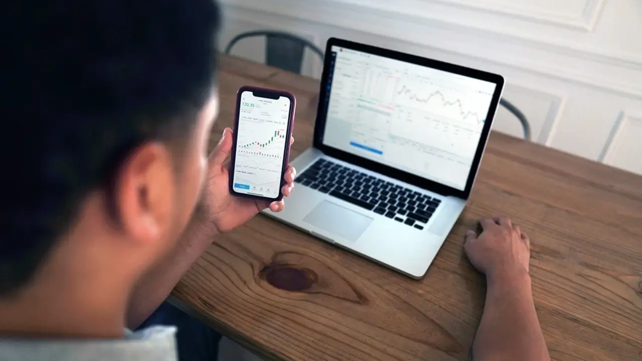 Man on computer